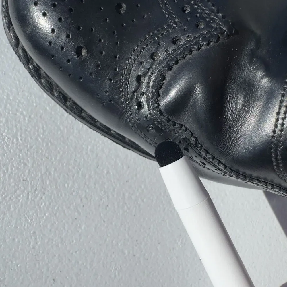 Florsheim Men's 10D Black Leather Wingtip Oxford Dress Shoes 3105